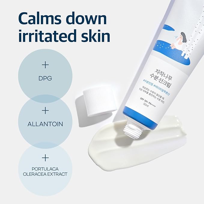 ROUND LAB Moisturizing Sunscreen 50mL SPF50+ PA++++