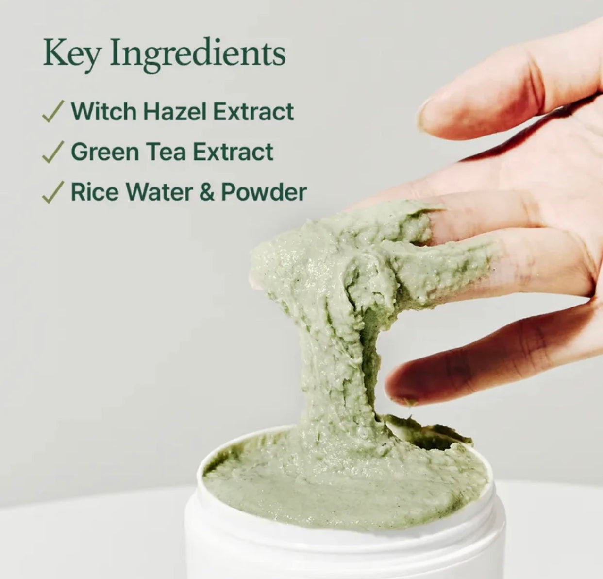 Arencia Fresh Green Rice Mochi Cleanser