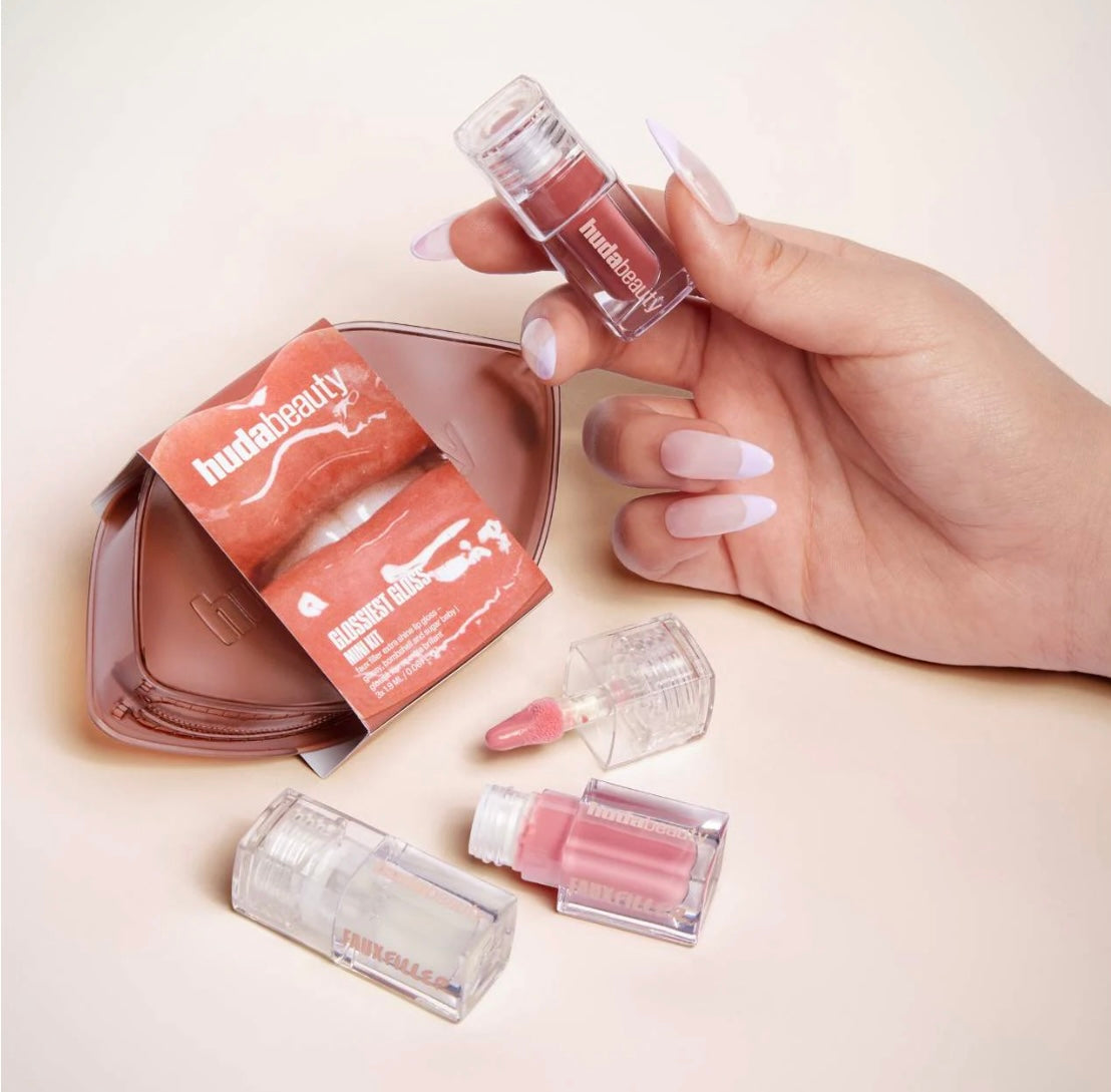 HUDA BEAUTY Mini Glossiest Lip Gloss Set