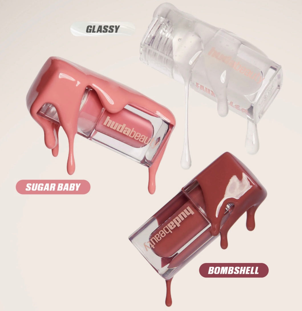 HUDA BEAUTY Mini Glossiest Lip Gloss Set
