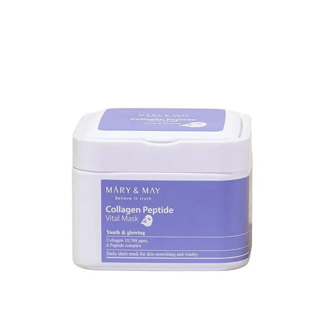 Mary&May - Collagen Peptide Vital Mask - 30pcs/400g