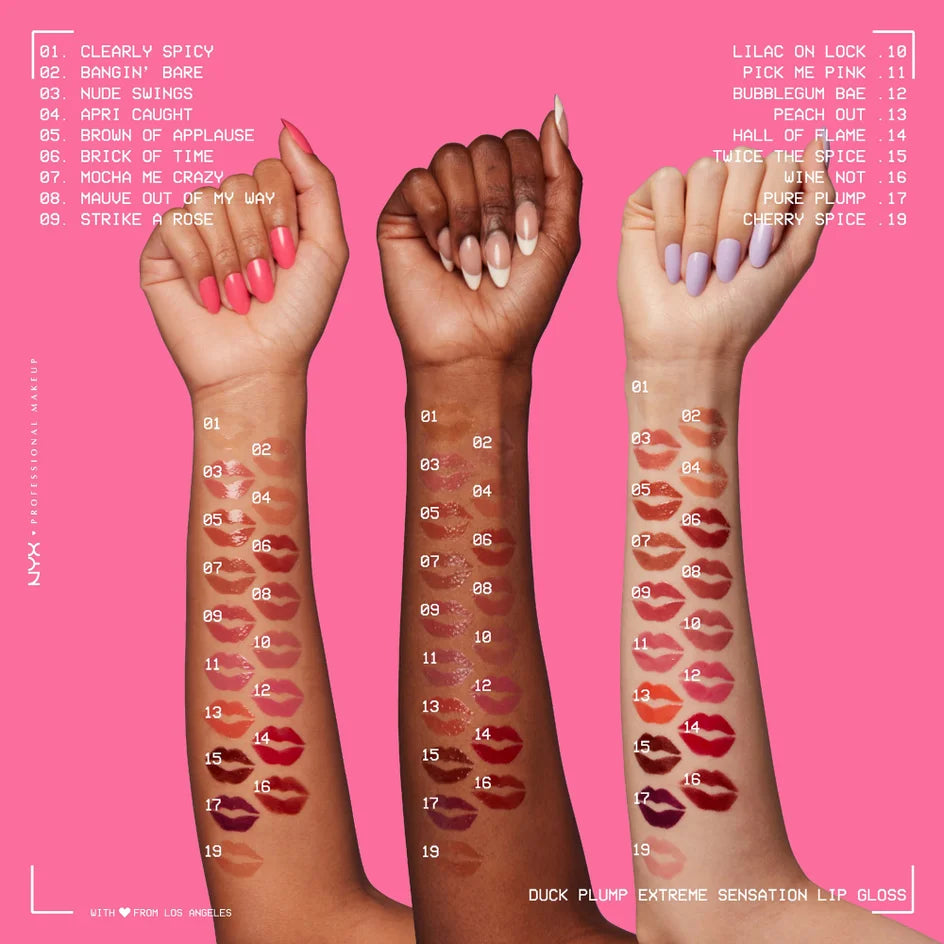 NYX Professional Makeup Duck Plump Lip Plumping Gloss (Various Shades)