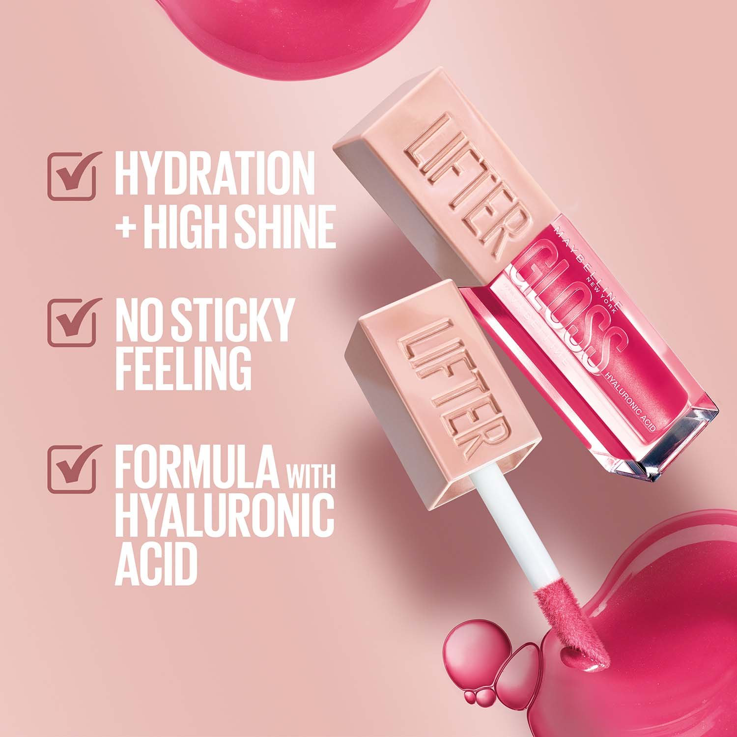 Maybelline Lifter Gloss Hydrating Lip Gloss with Hyaluronic Acid