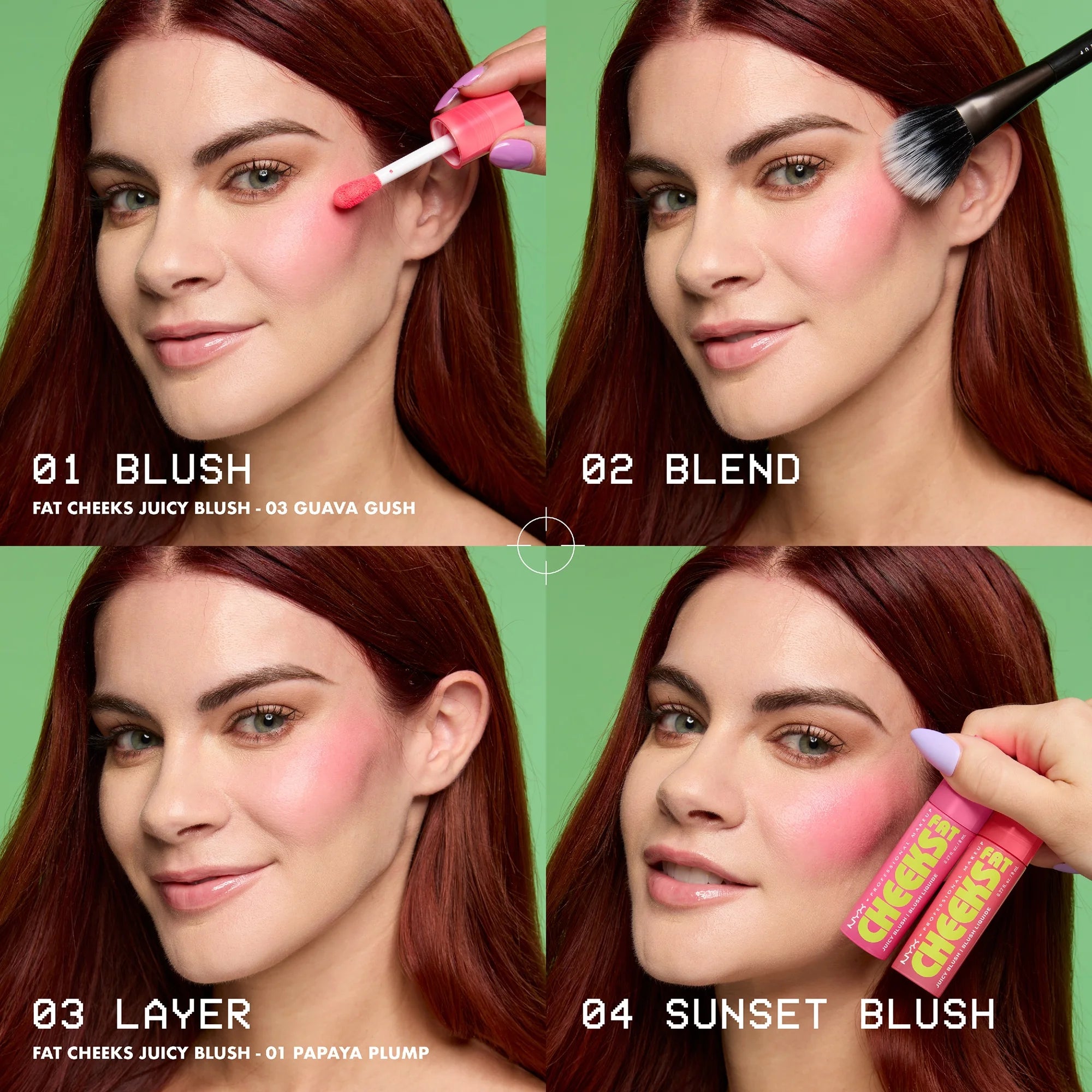 NYX Professional Makeup Fat Cheeks Juicy Blush, Liquid Blush, up to 12H Wear, Product Does Not Fade