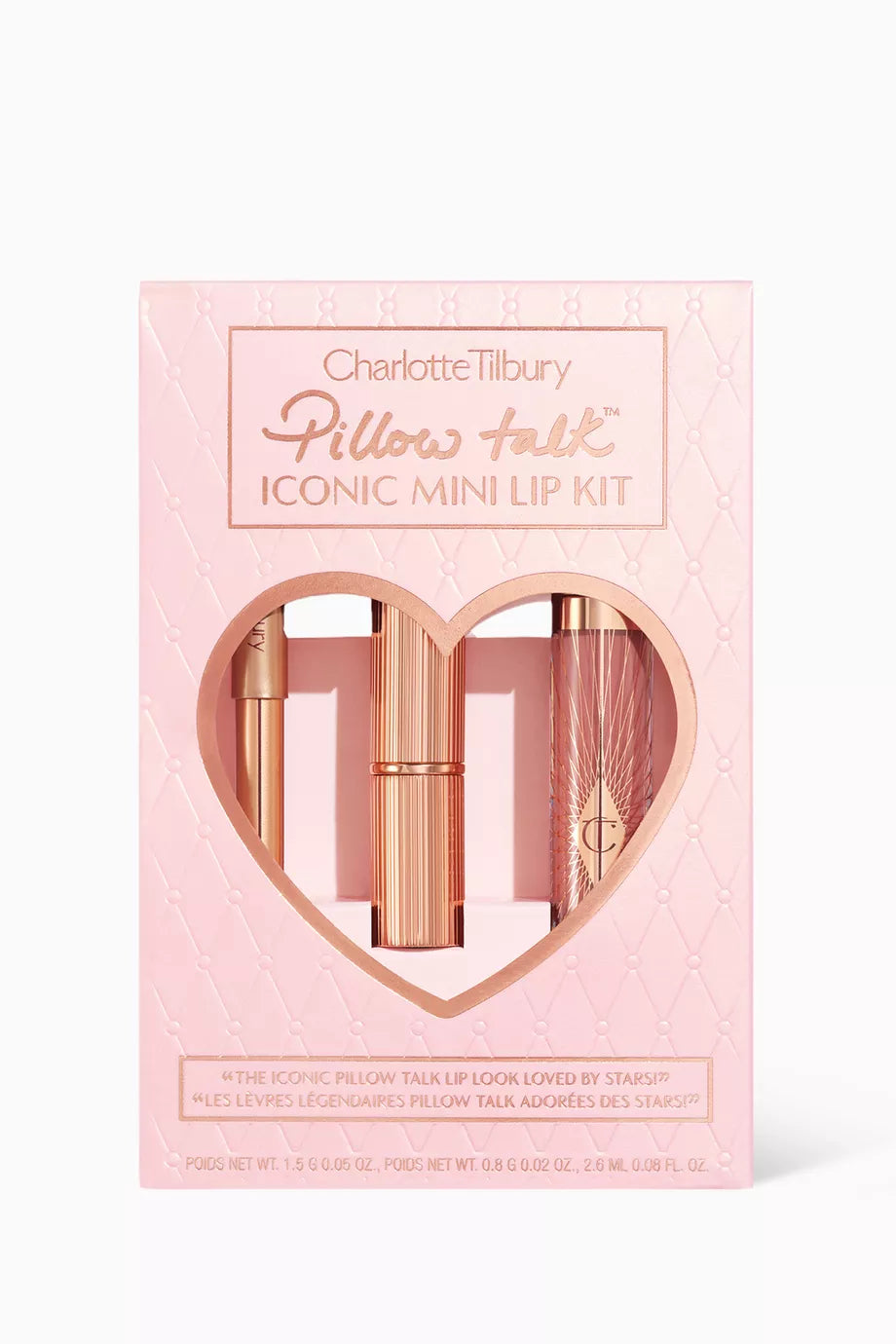 CHARLOTTE TILBURY Mini Pillow Talk Iconic Lip Kit