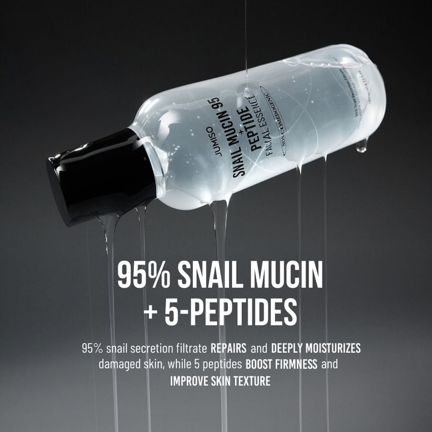 Snail Mucin 95 + Peptide Facial Essence, 4.73 fl oz (140 ml)