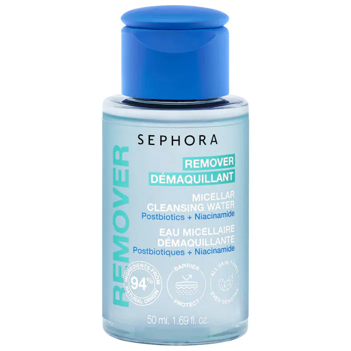 SEPHORA COLLECTION  Mini Micellar Cleansing Water with Postbiotics + Niacinamide