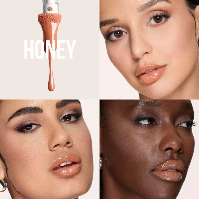 HUDA BEAUTY  Faux Filler Shiny Non-Sticky Lip Gloss