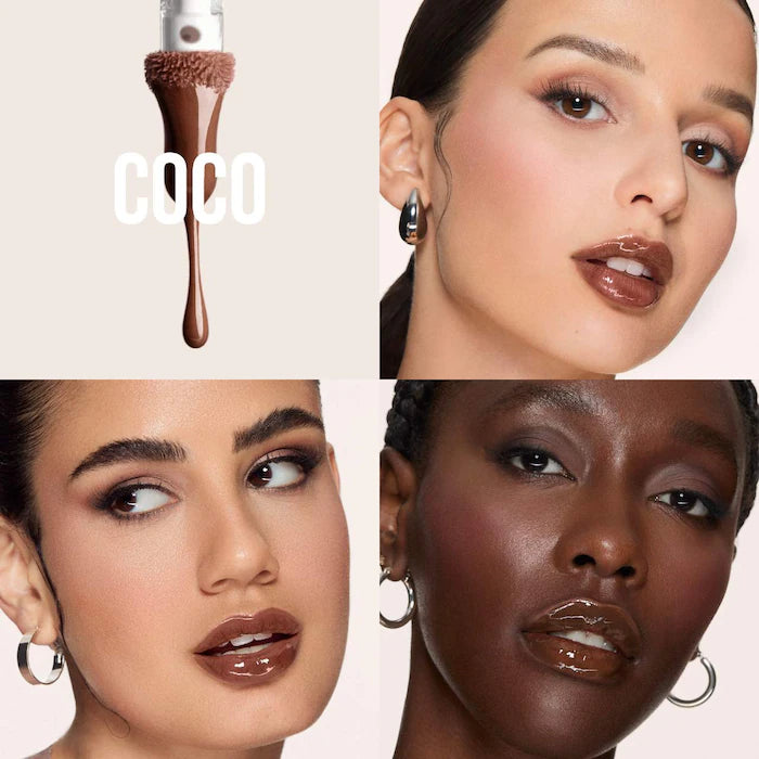 HUDA BEAUTY  Faux Filler Shiny Non-Sticky Lip Gloss