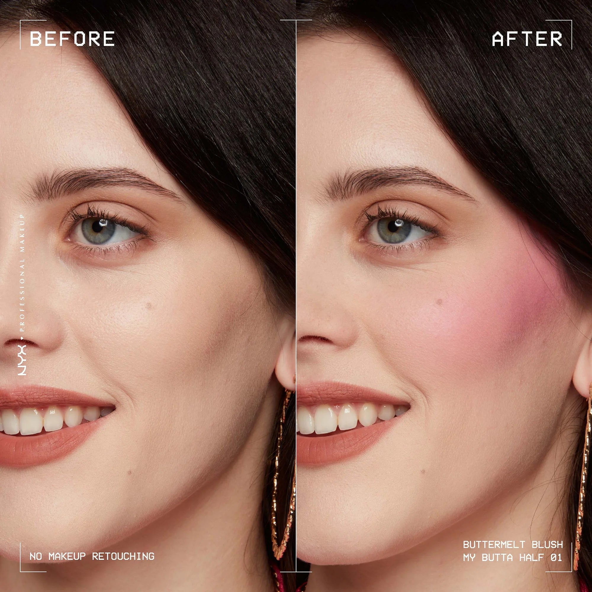 NYX Professional Makeup Buttermelt Powder Blush up to 12H Wear, Fade and Transfer Resistant