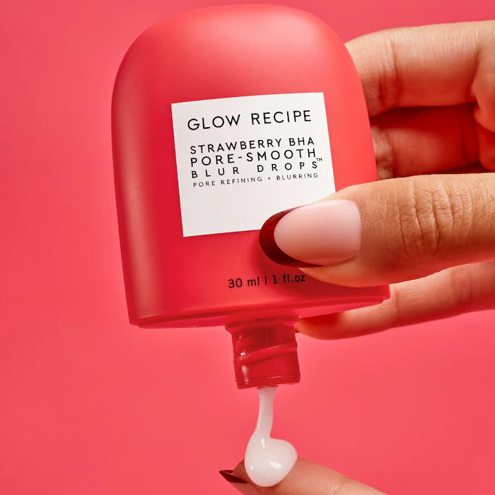 Glow Recipe  Strawberry BHA Pore-Smooth Blur Drops