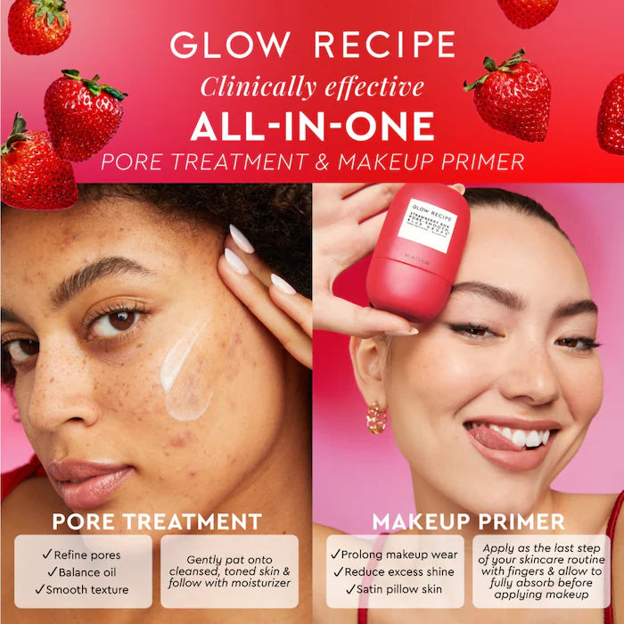 Glow Recipe  Strawberry BHA Pore-Smooth Blur Drops