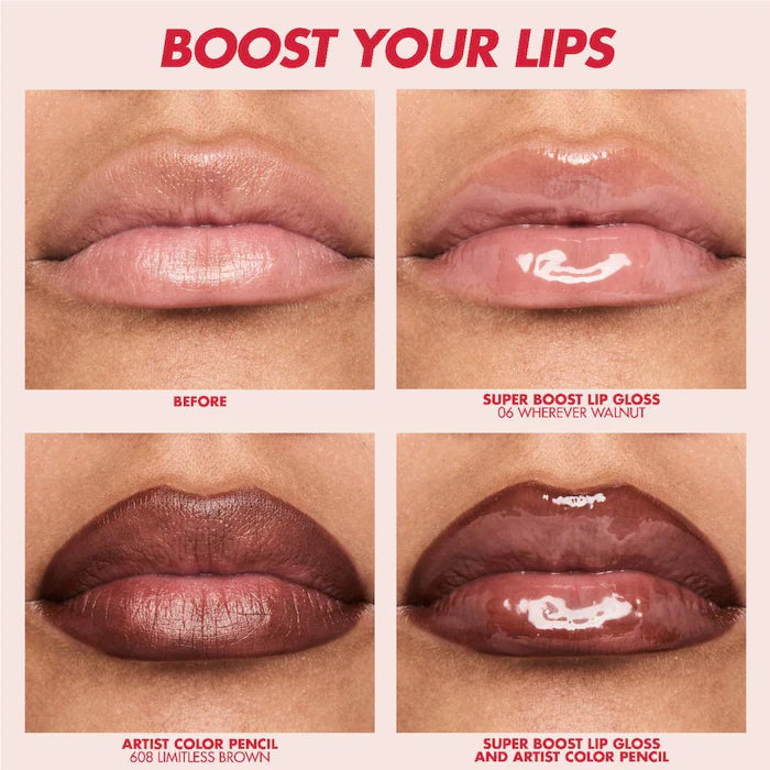 MAKE UP FOR EVER  Super Boost Moisturizing & Plumping Lip Gloss
