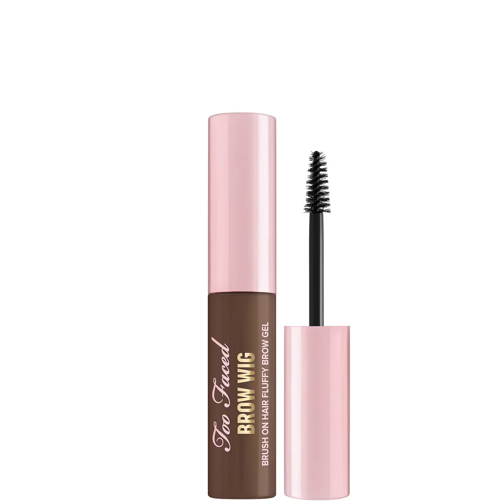 Too Faced Brow Wig Brush On Hair Fluffy Brow Gel - Medium Brown