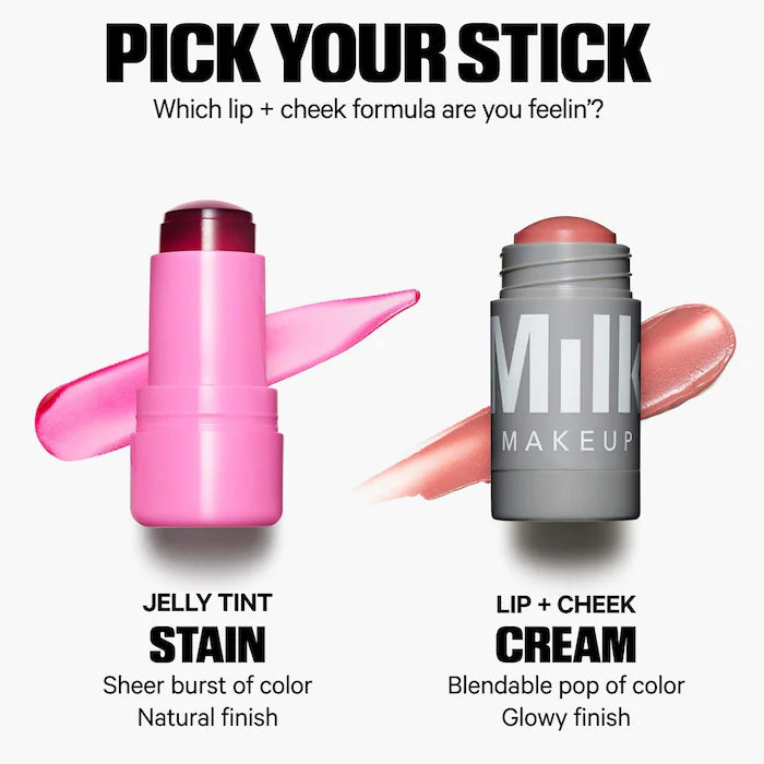 MILK MAKEUP  Cooling Water Jelly Tint Lip + Cheek Blush Stain