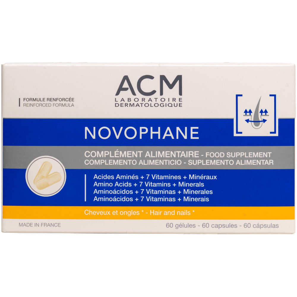 ACM LABORATOIRE DERMATOLOGIQUE NOVOPHANE HAIR AND NAILS FOOD SUPPLEMENT