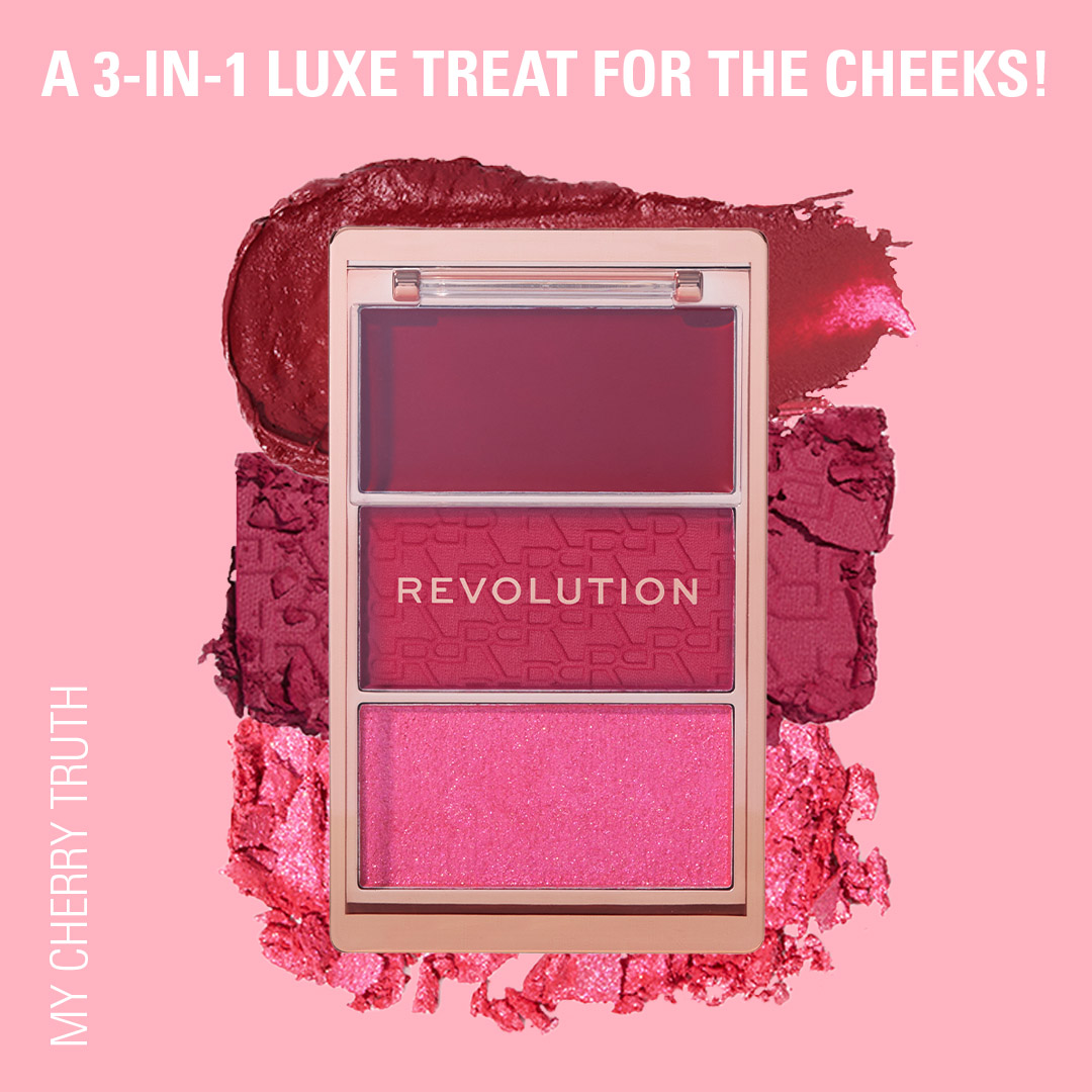 Revolution Blush Icon Palette Authentic Peach