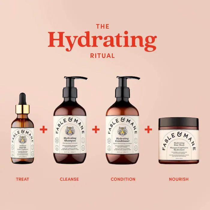 Fable & Mane  Hydrating Conditioner for Thick, Dry, Damaged Hair