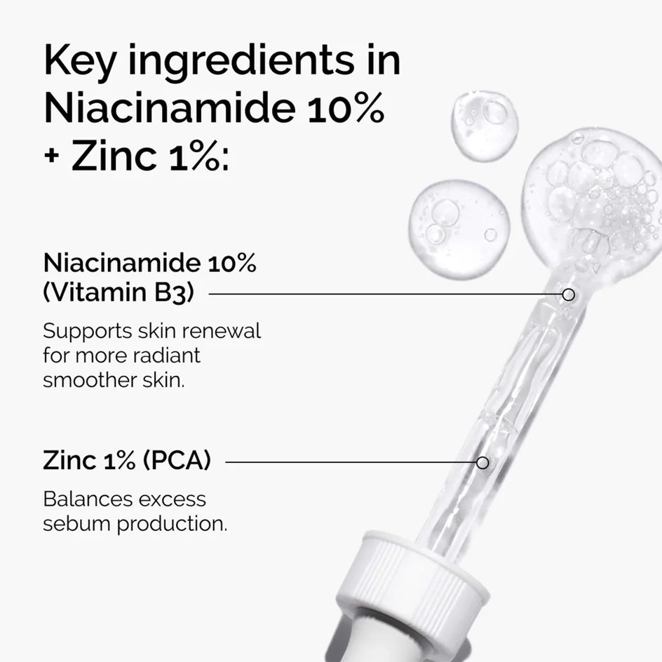 The Ordinary Niacinamide 10% + Zinc 1% Serum 30ml