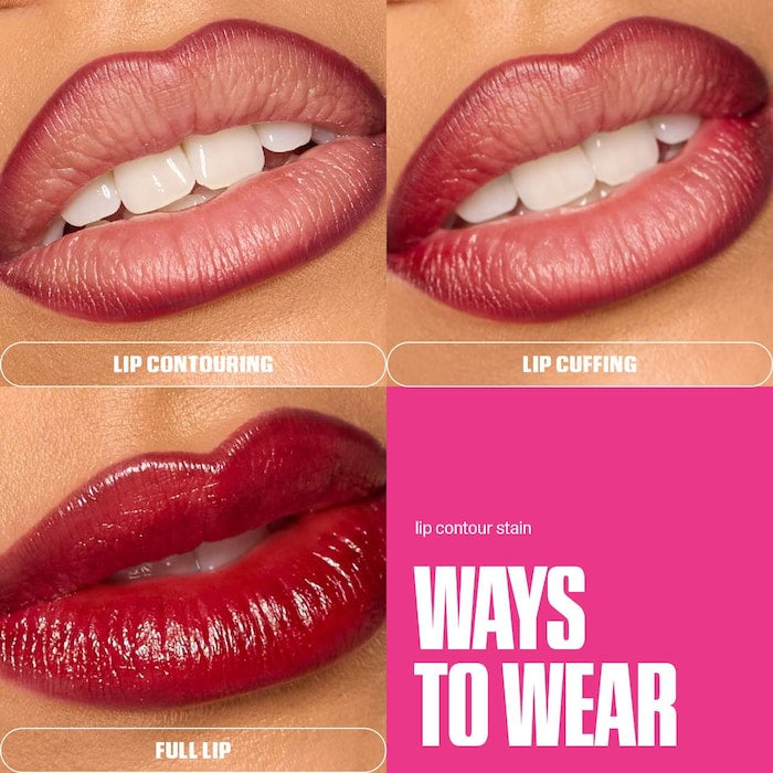 HUDA BEAUTY  Lip Contour Lip Stain for 12-Hour Wear