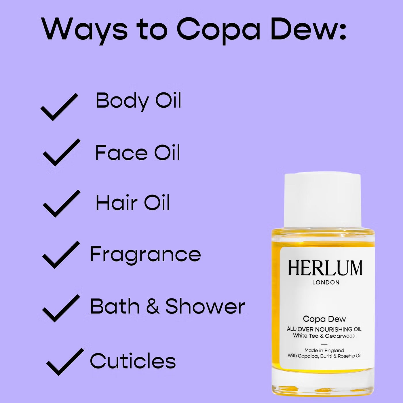 Herlum Copa Dew All-Over Nourishing Oil