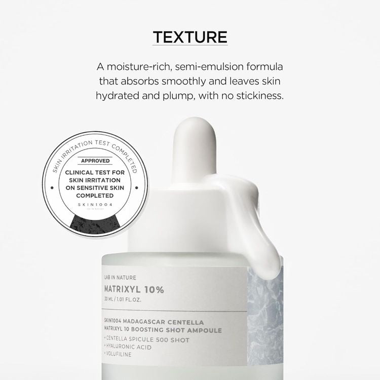 SKIN1004 Madagascar Centella Matrixyl 10 Boosting Shot Ampoule (30ml)