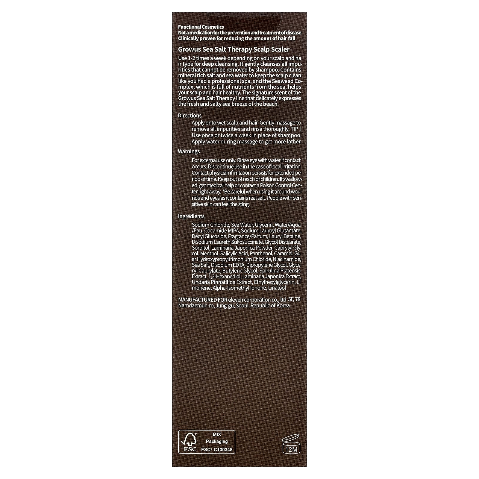 Sea Salt Therapy Scalp Scaler , 4.23 oz (120 g)