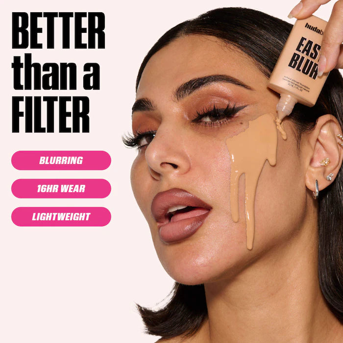 HUDA BEAUTY  Easy Blur Natural Airbrush Foundation with Niacinamide