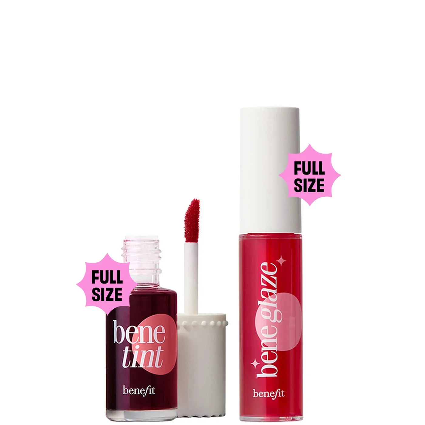 benefit Rollin with Benetint Cheek & Lip Tint and Limited Edition Lip Oil Duo with Beauty Bag