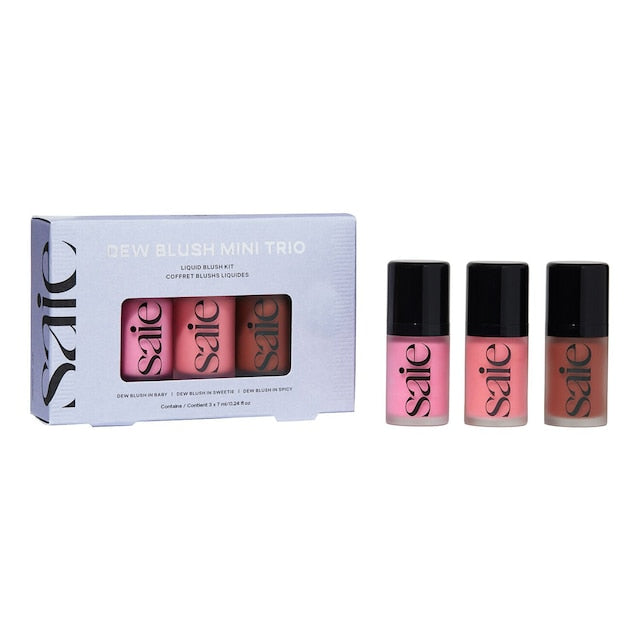 SAIE Mini Dew Blush Trio