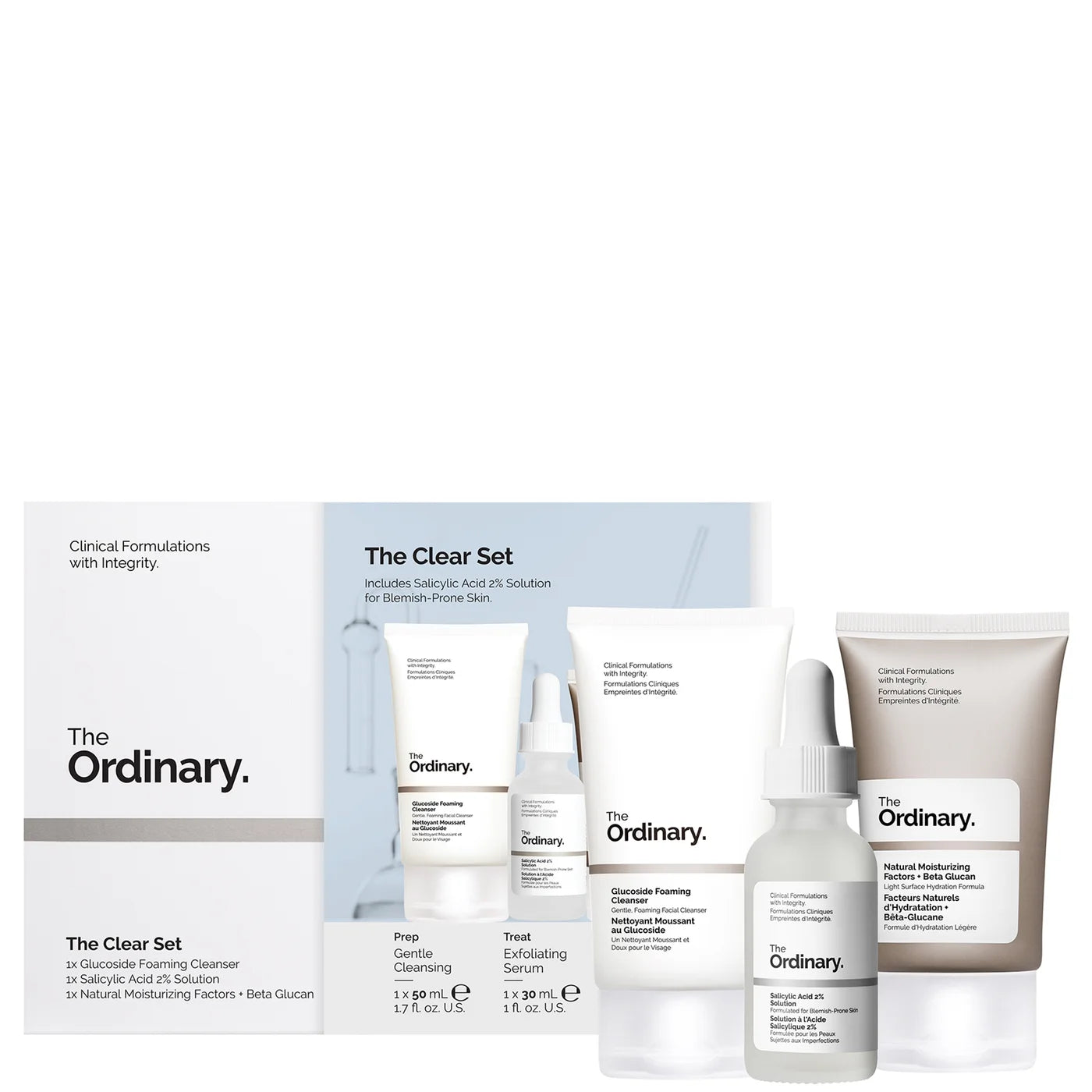 The Ordinary The Clear Set for Blemish-Prone Skin with Salicylic Acid