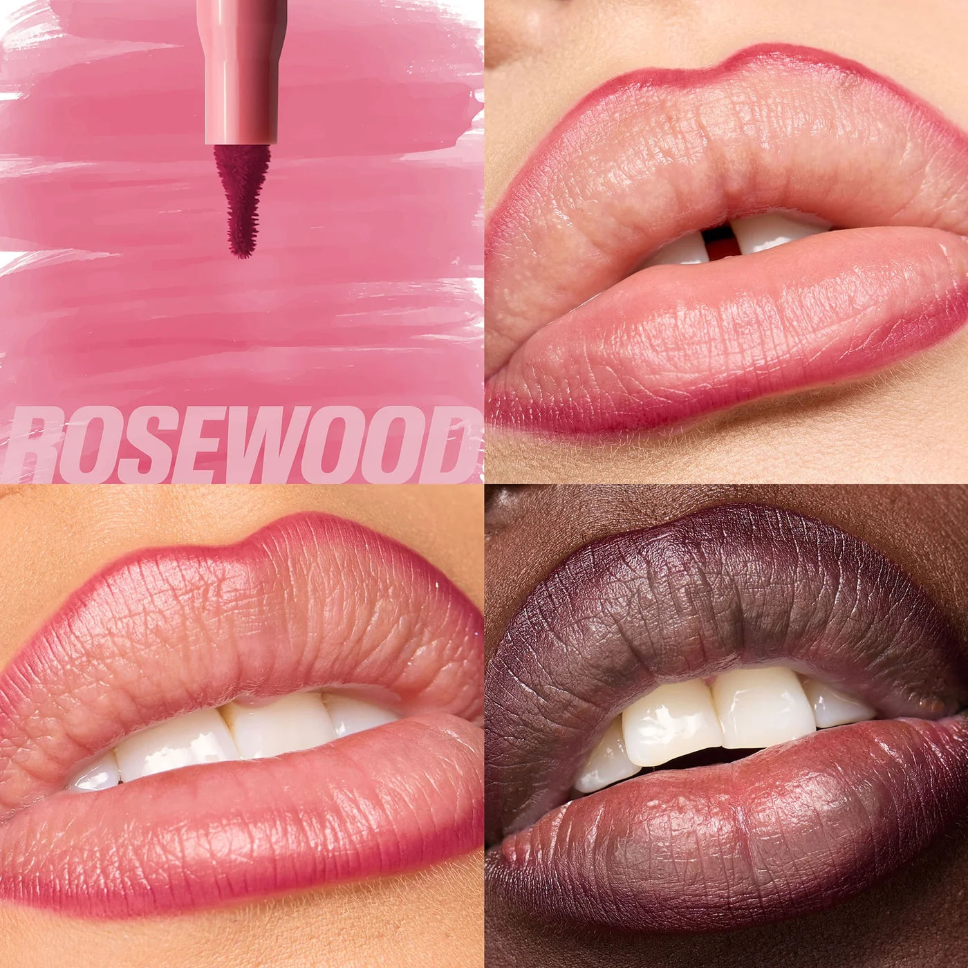 HUDA BEAUTY HUDA BEAUTY Kiss Me Rosy Pink Lip Duo