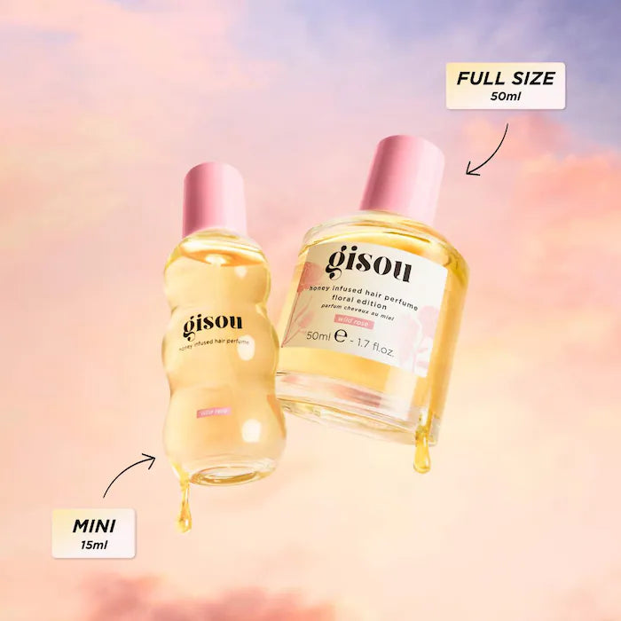 Gisou  Mini Wild Rose Honey Infused Hair Perfume