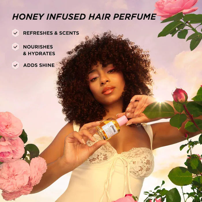 Gisou  Mini Wild Rose Honey Infused Hair Perfume