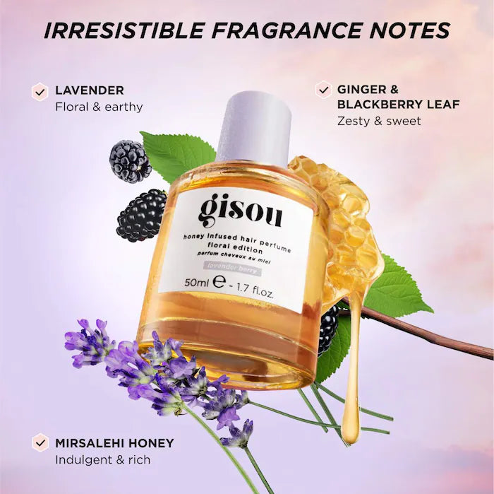 Gisou  Mini Lavender Berry Honey Infused Hair Perfume
