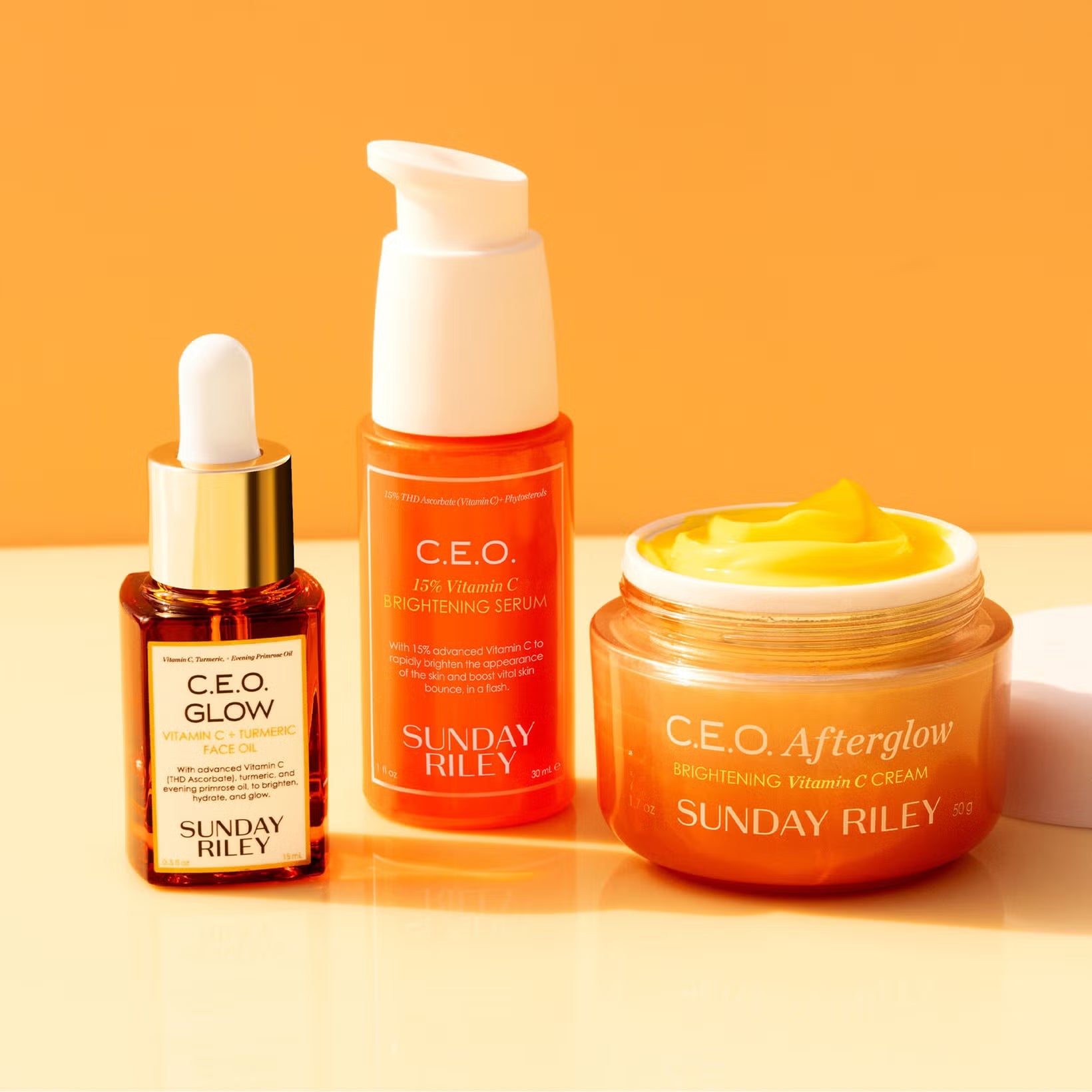 Sunday Riley C.E.O. Afterglow Brightening Vitamin C Gel Cream 15g