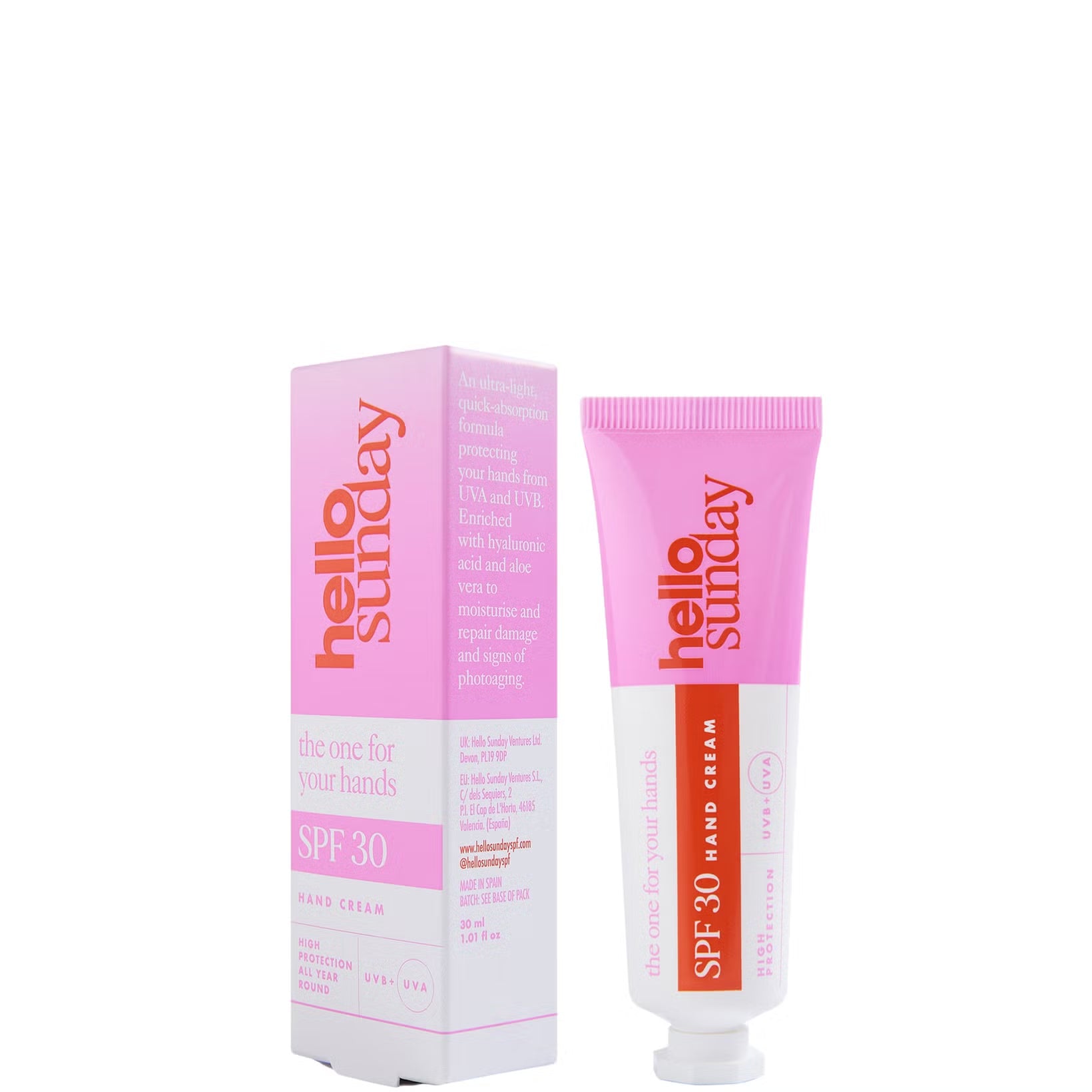 Hello Sunday The One For Your Hands Hand Cream SPF30 30ml